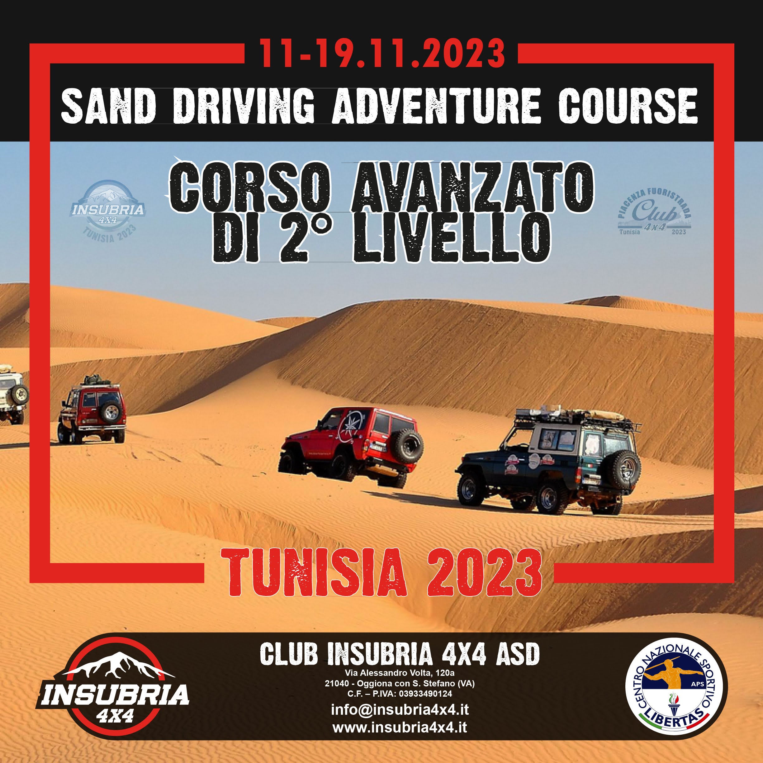 INSUBRIA 4x4 - DESERTO TUNISINO - INSTAGRAM